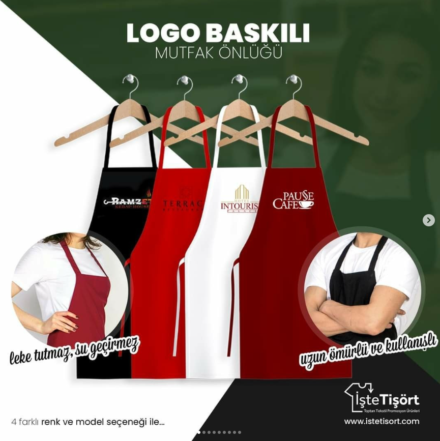 Logo Baskılı Mutfak Önlükleri