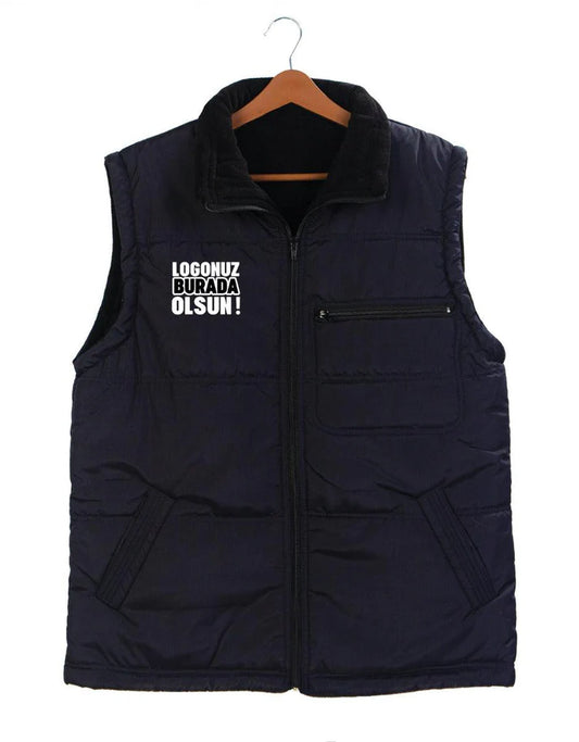 Baskılı Polar Yelek
