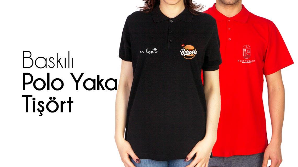Baskılı Polo Yaka