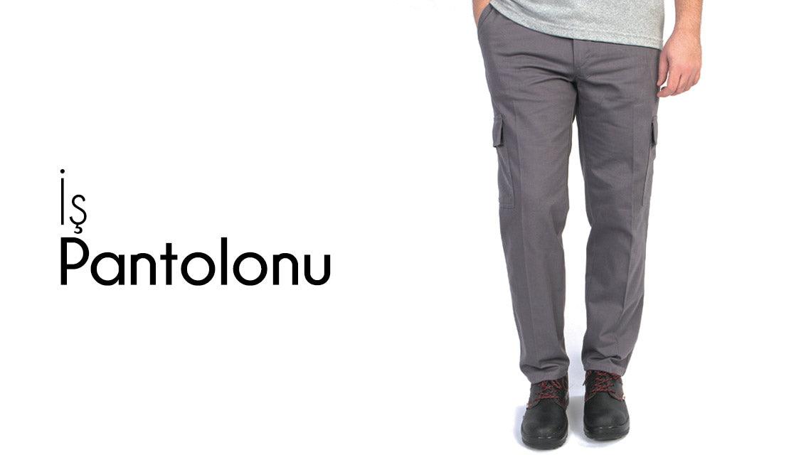 Kargo cepli iş pantolonu modeli