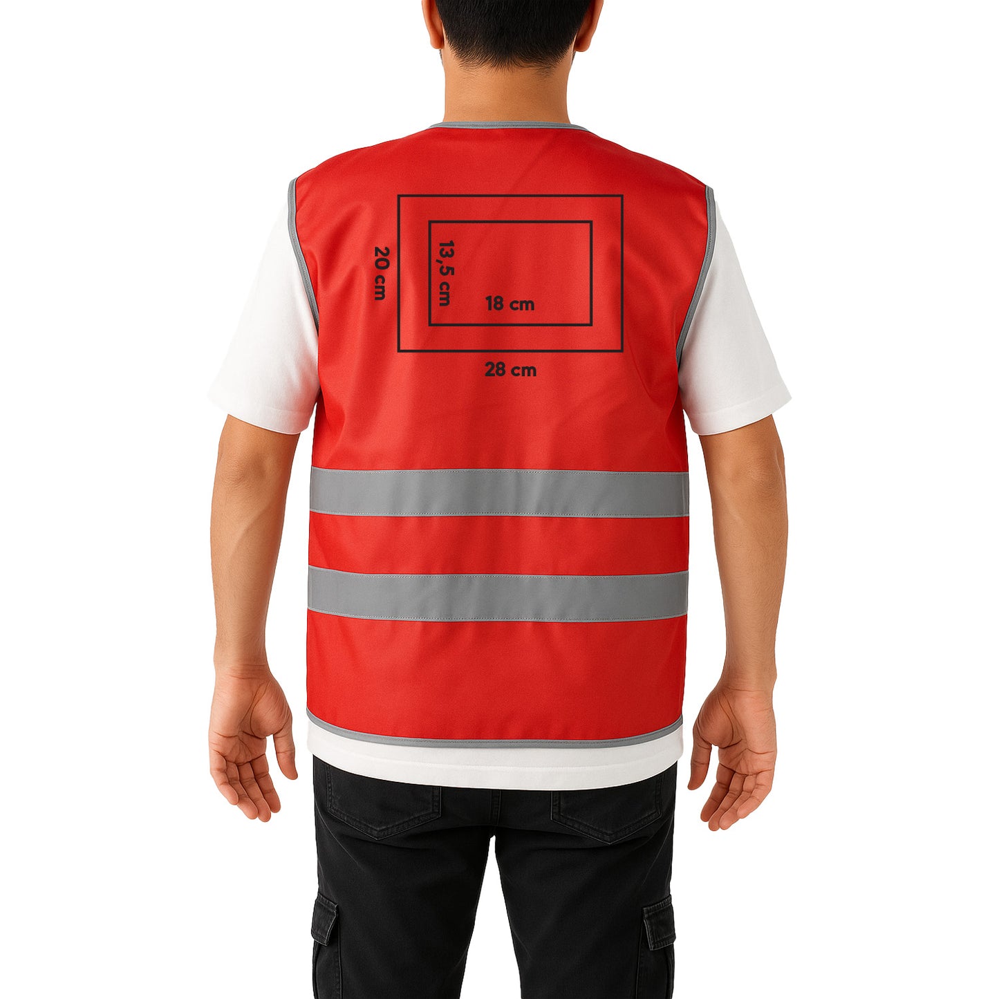 Reflektörlü İkaz Yeleği Baskılı - 4 Renk Seçeneğiyle