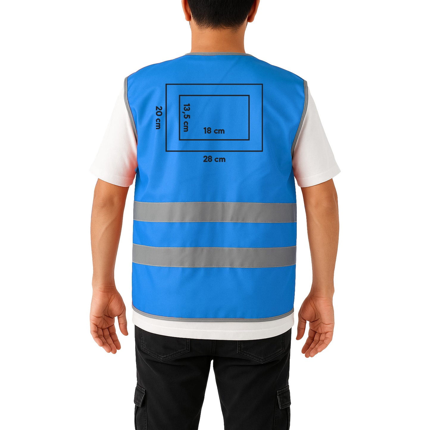 Reflektörlü İkaz Yeleği Baskılı - 4 Renk Seçeneğiyle