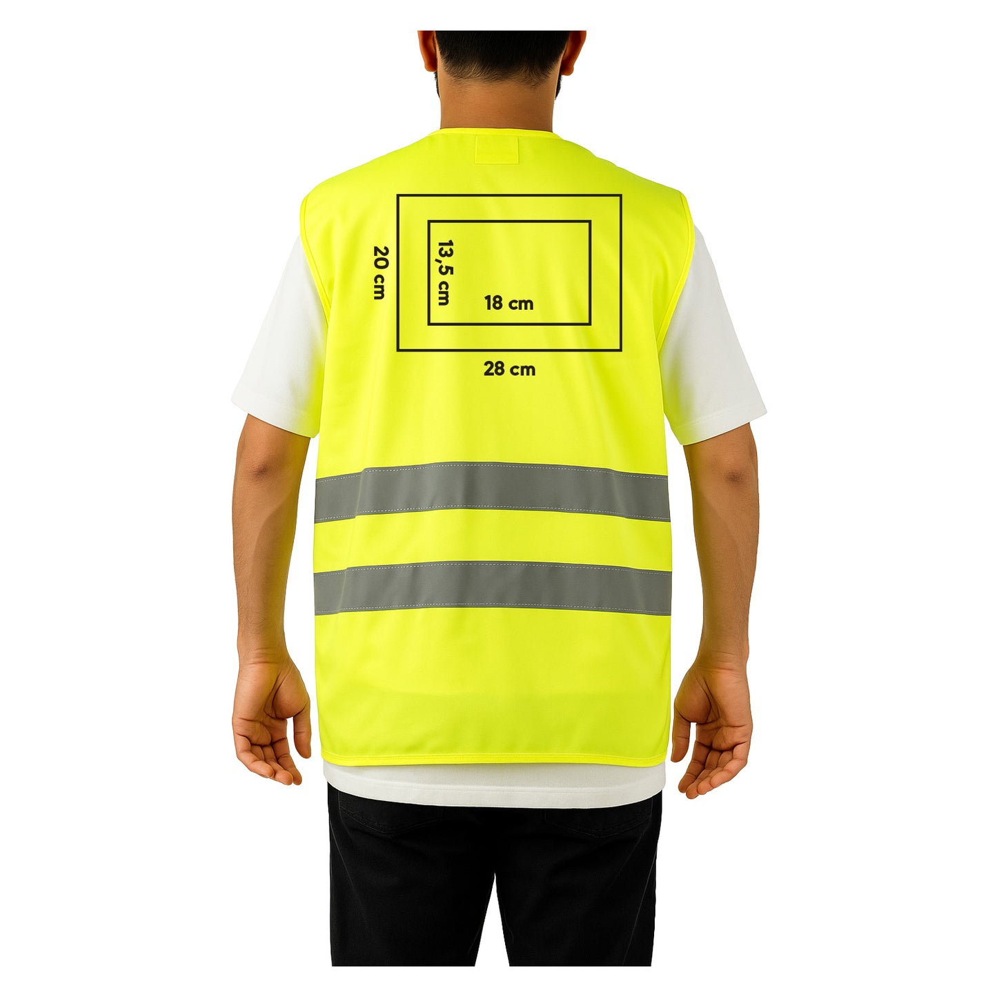 Reflektörlü İkaz Yeleği Baskılı - 4 Renk Seçeneğiyle