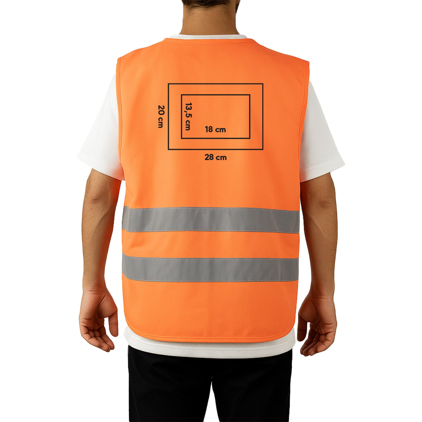 Reflektörlü İkaz Yeleği Baskılı - 4 Renk Seçeneğiyle