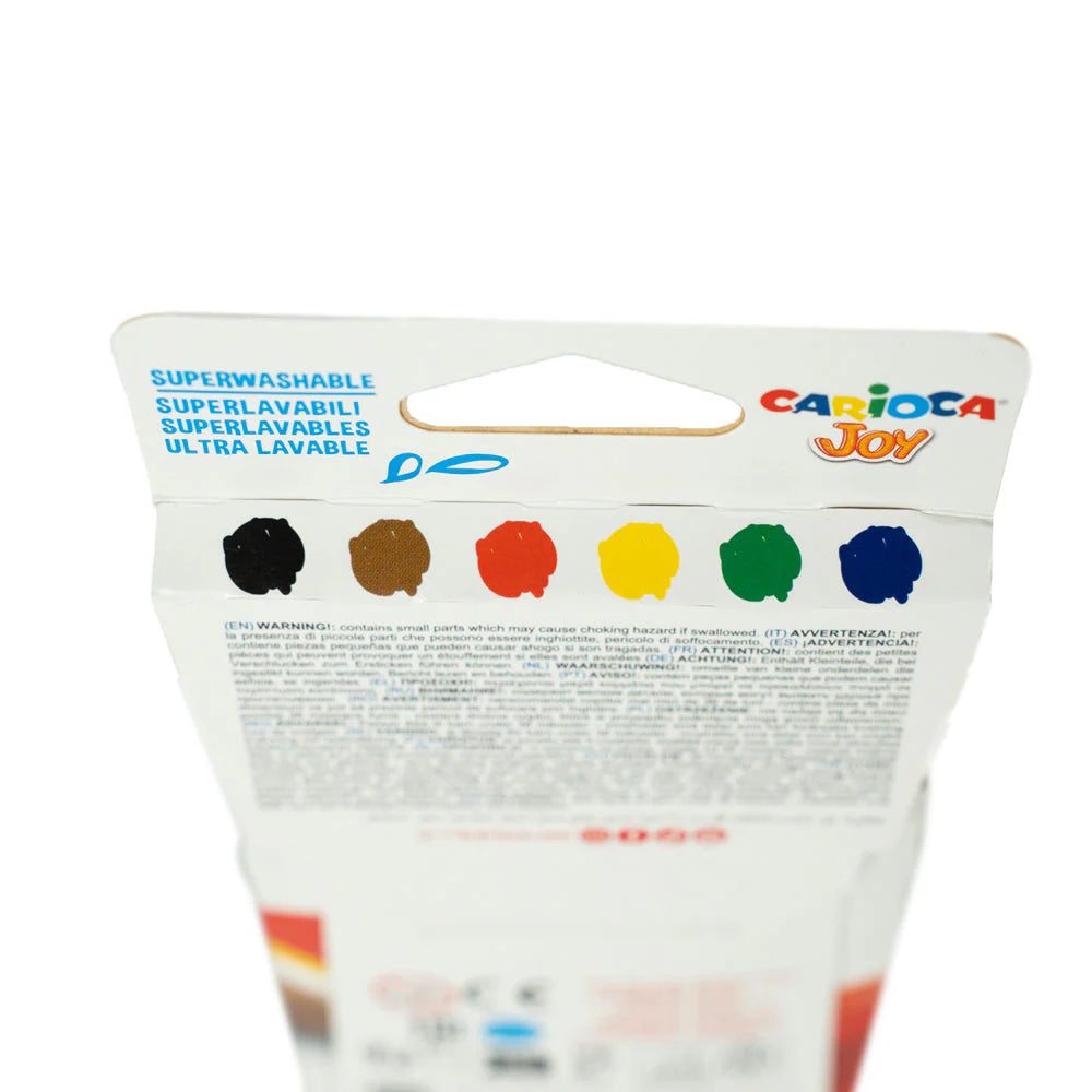 Carioca JOY Keçeli Kalem 6'lı - Yıka Tekrar Boya