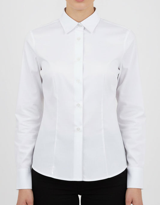 Kadın Beyaz Gömlek – Baskısız, Toptan Satış