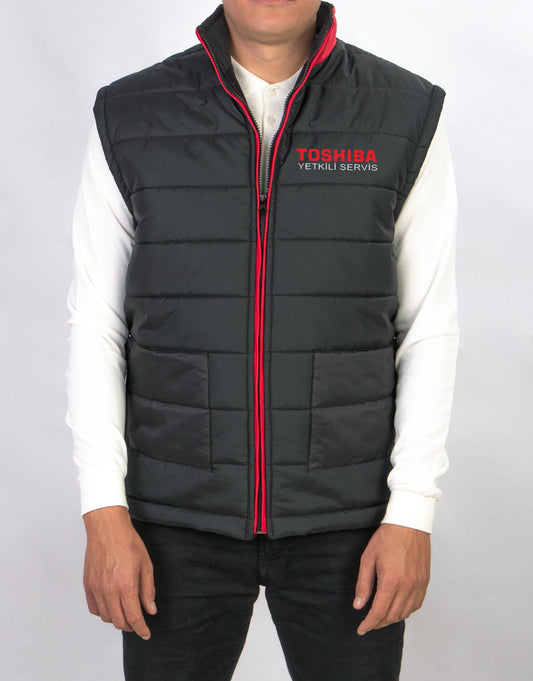 Yelek - İçi Polar - Nakış Baskılı - Toshiba - istetisort.com