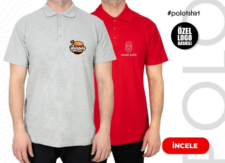 Baskılı Polo Yaka Tişört Modelleri