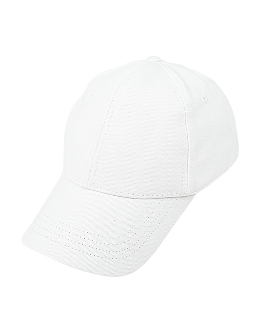Premium Gabardin Şapka - Beyaz