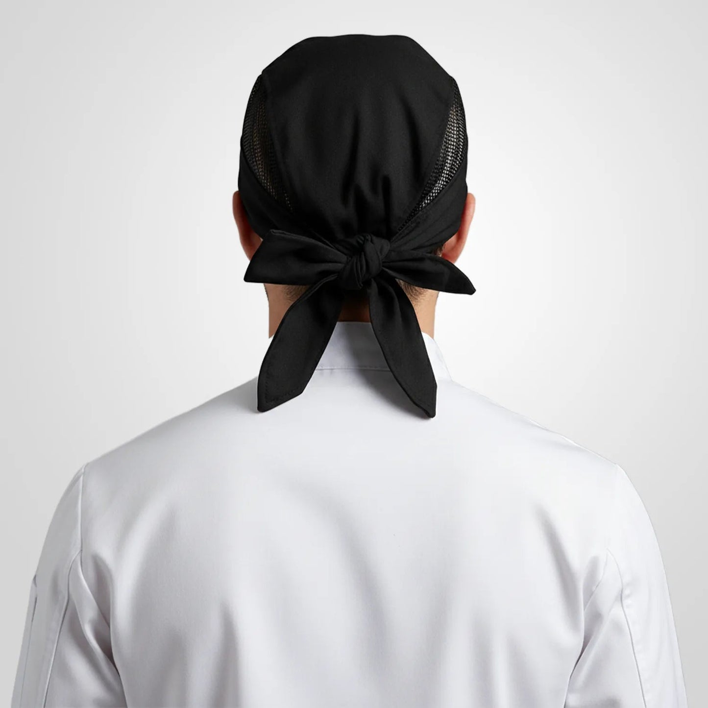 Baskılı Premium Unisex Fileli Siyah Aşçı Bonesi