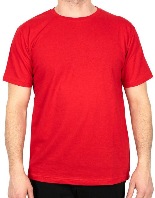 Basic T-shirt Kırmızı Renk 1.Kalite - istetisort.com