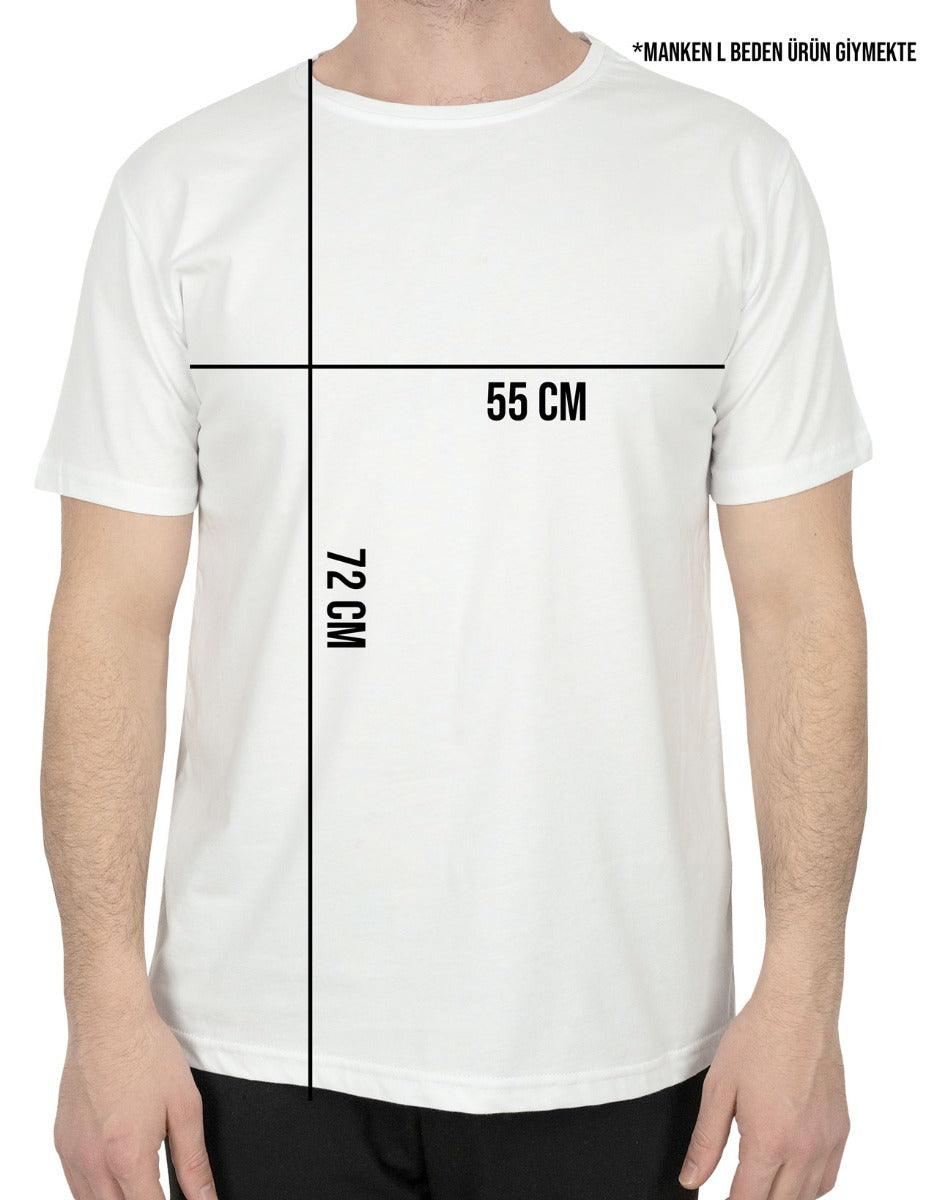 Basic T-shirt Beyaz - Baskılı - istetisort.com