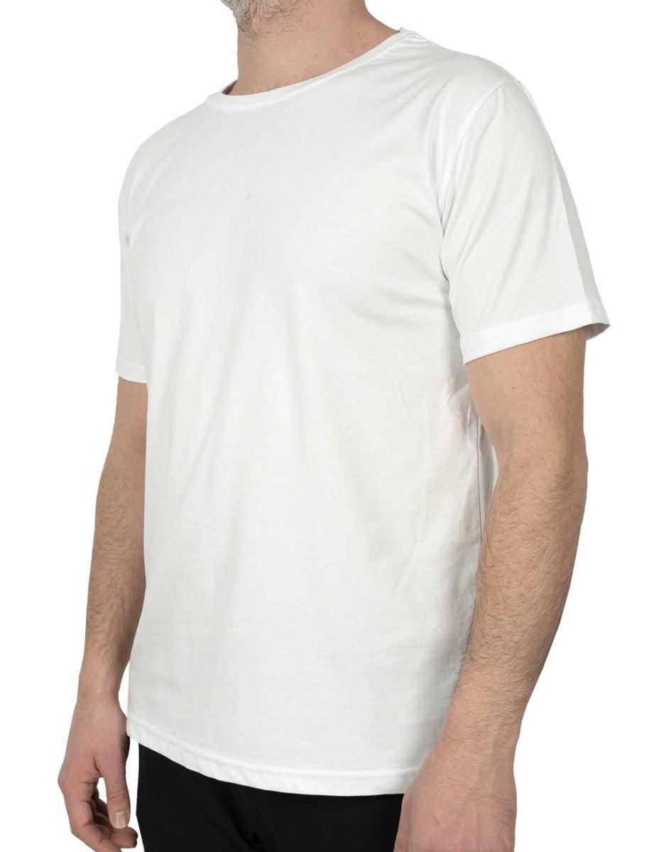 Basic T-shirt Beyaz - Baskılı - istetisort.com