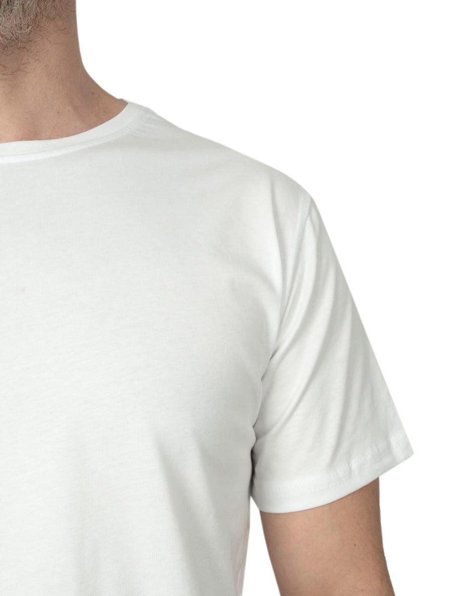 Basic T-shirt Beyaz - Baskılı - istetisort.com