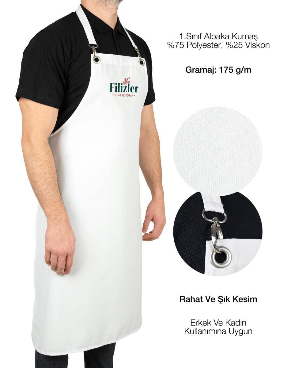 Baskılı MasterChef Mutfak Önlüğü - Beyaz - istetisort.com