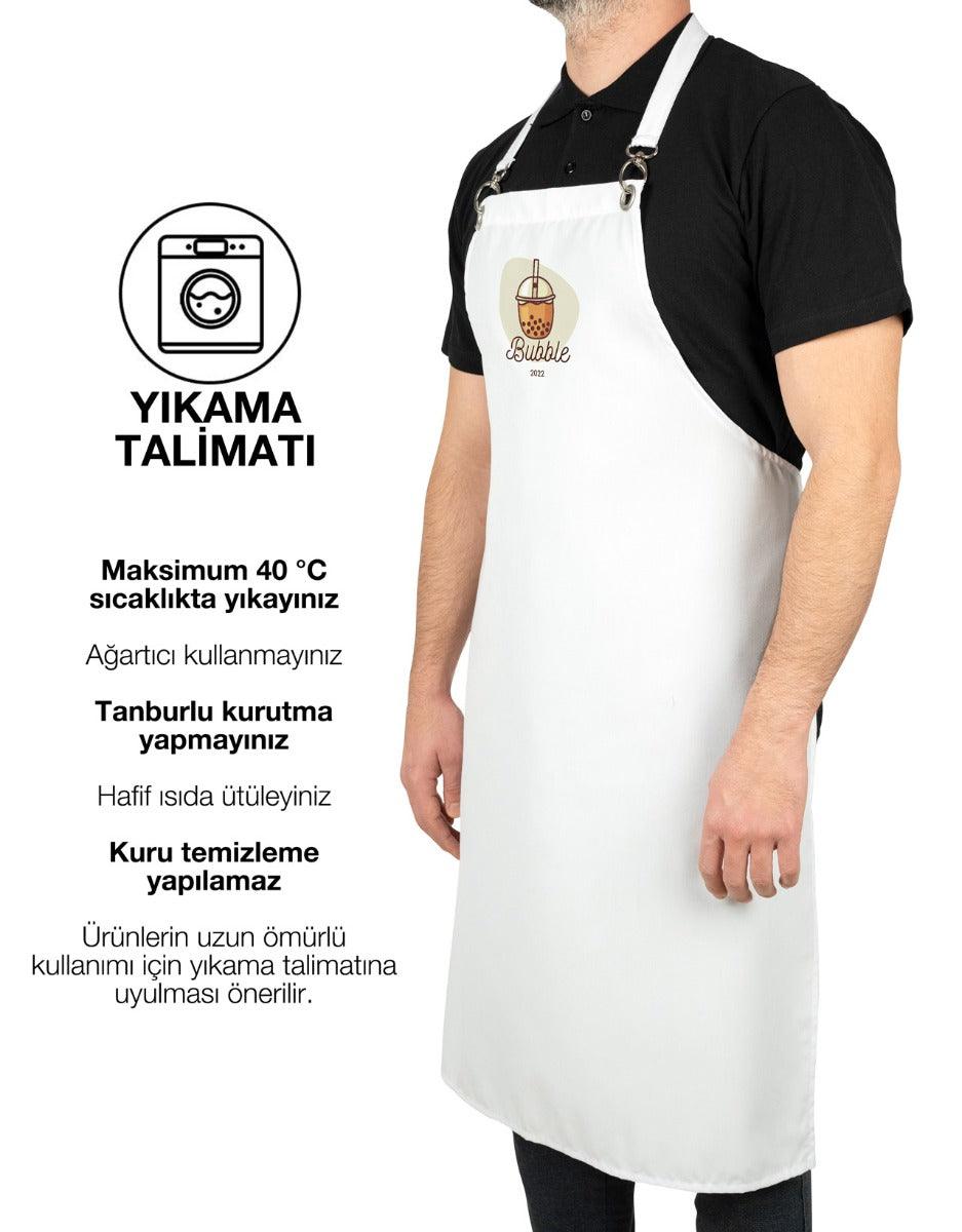 Baskılı MasterChef Mutfak Önlüğü - Beyaz - istetisort.com