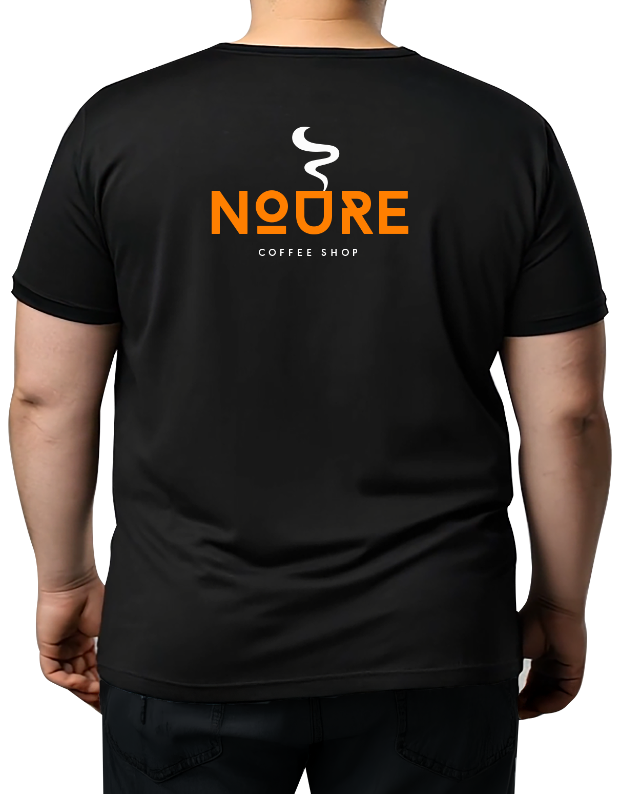 Büyük Beden T-shirt - Siyah (Özelleştirilebilir)