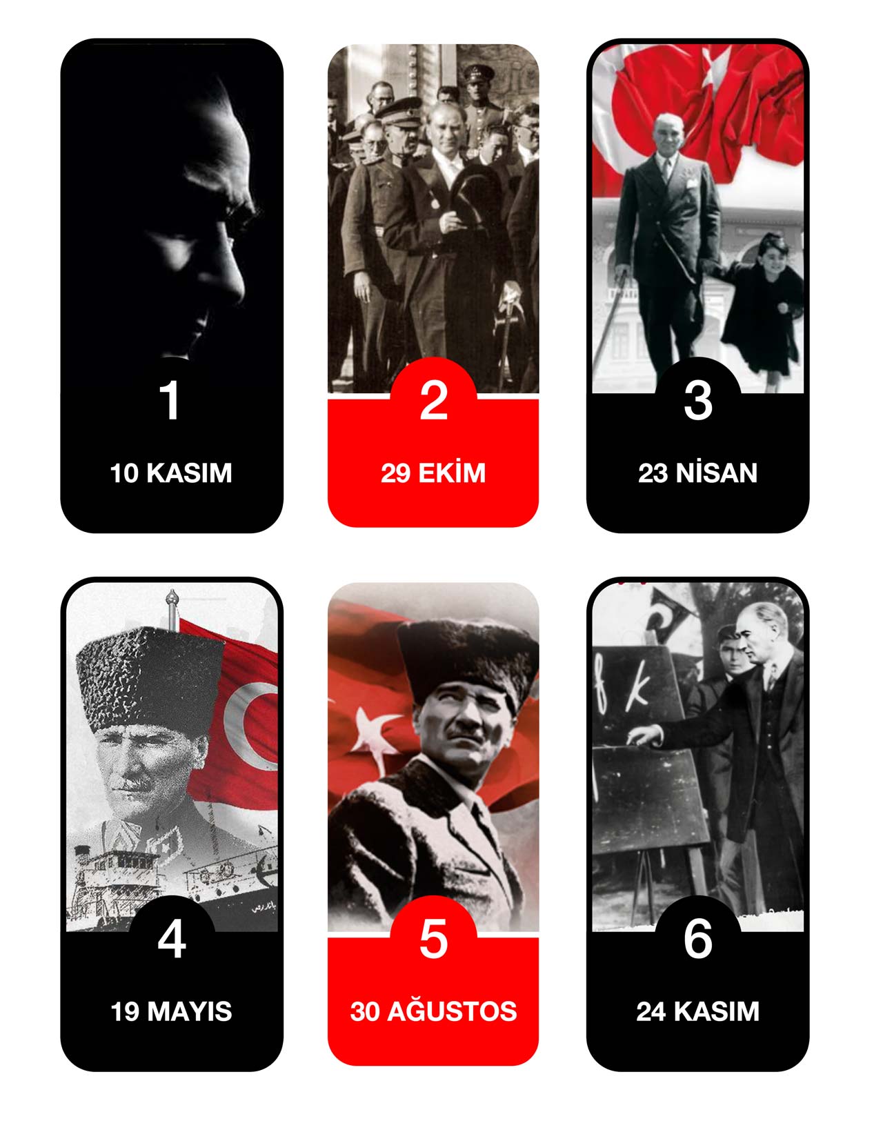 Atatürk Baskılı Tişört - Promosyon Kalite - 1000 Adet - Tek Renk Baskı