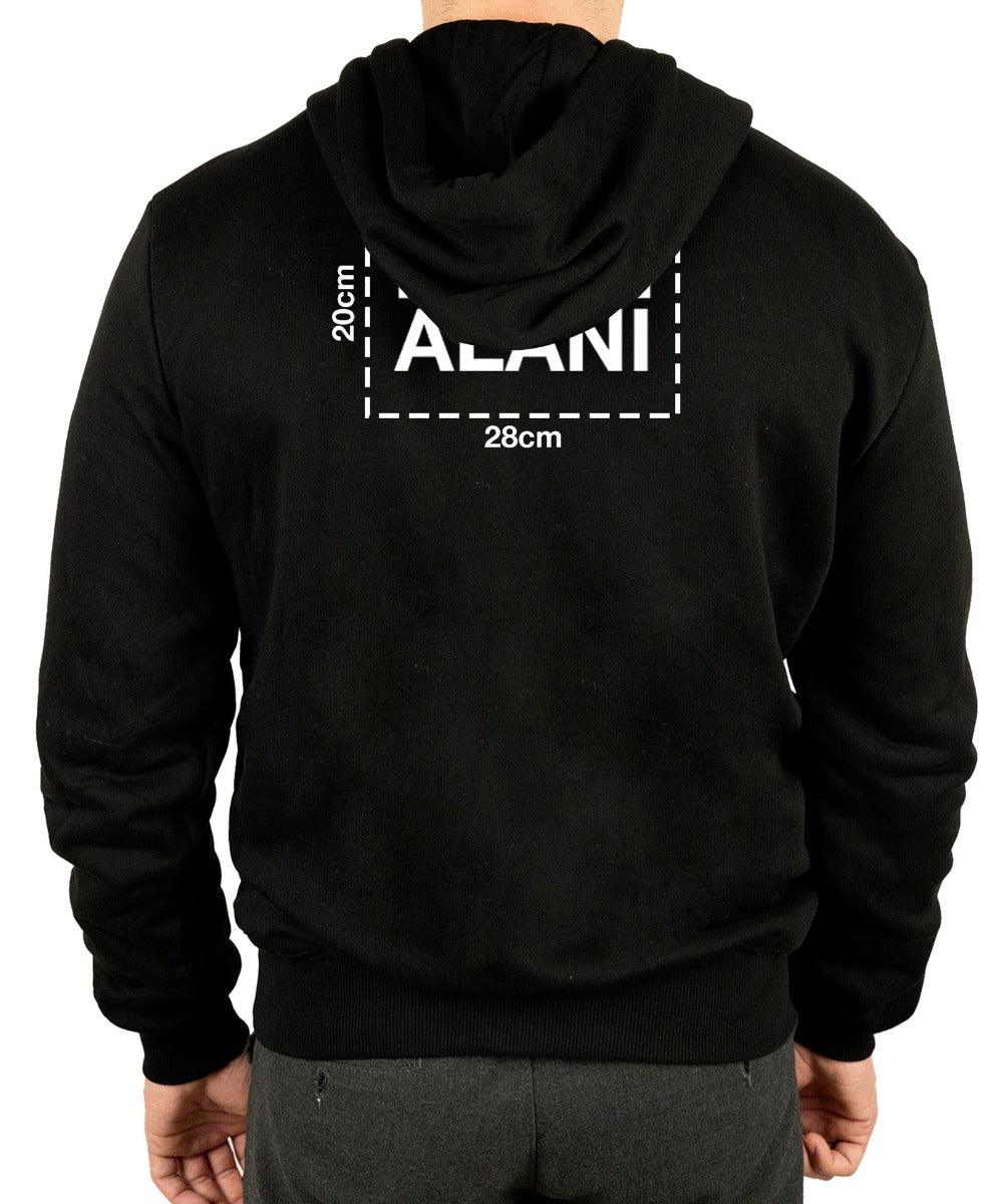 Kapüşonlu ve Fermuarlı Sweatshirt - 3 İplik, Şardonsuz (Özelleştirilebilir) - istetisort.com