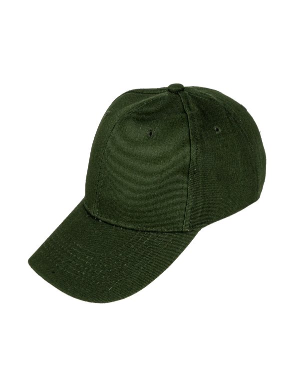 Premium Gabardin Şapka - Koyu Yeşil
