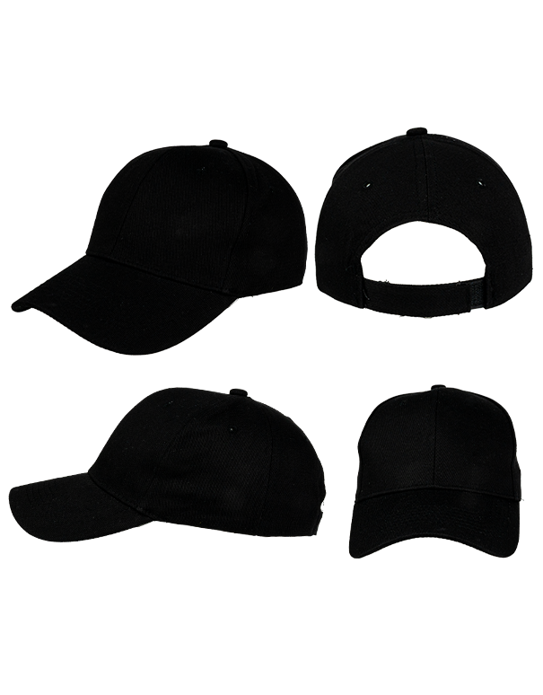 Premium Gabardin Şapka - Siyah