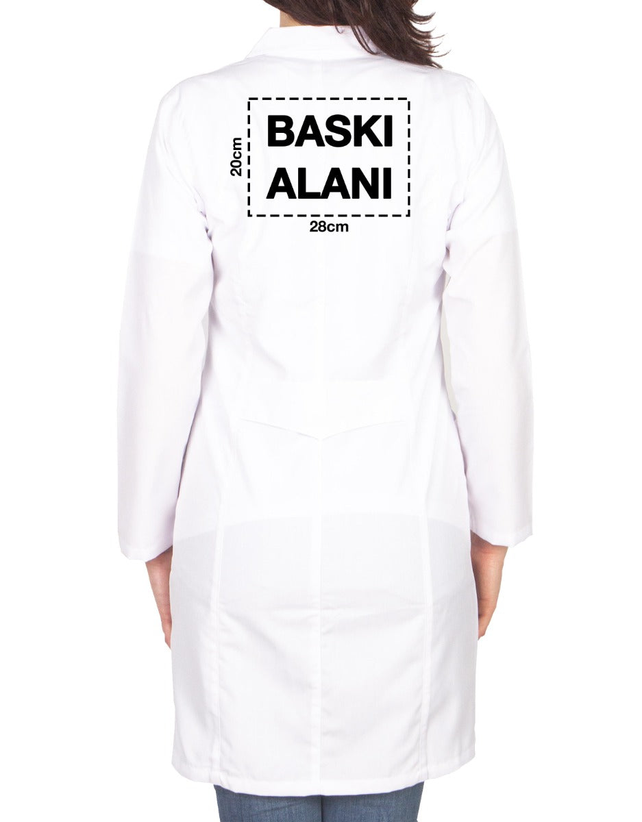 Baskılı Doktor - Laboratuvar Önlüğü Beyaz (Özelleştirilebilir) - istetisort.com