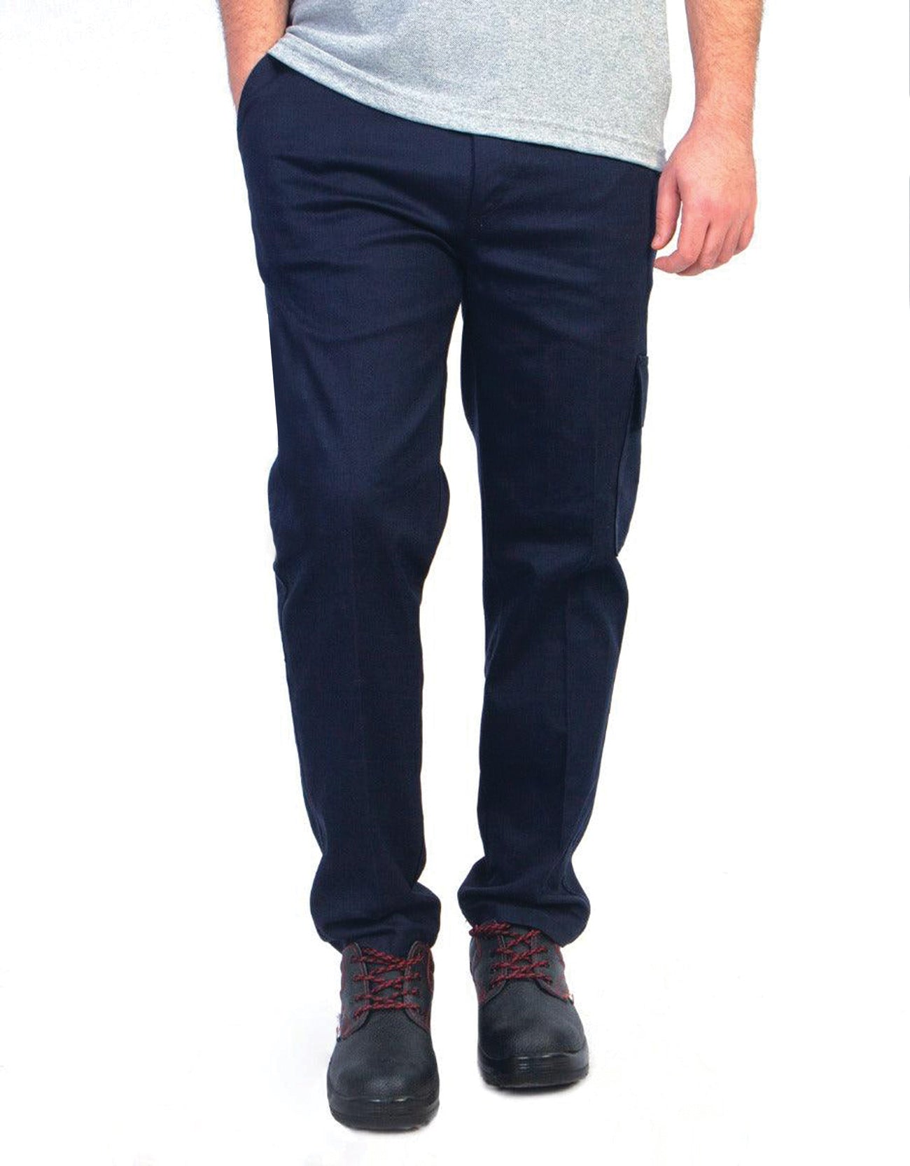 Baskılı İş Pantolonu Kargo Cepli - Lacivert (Özelleştirilebilir)