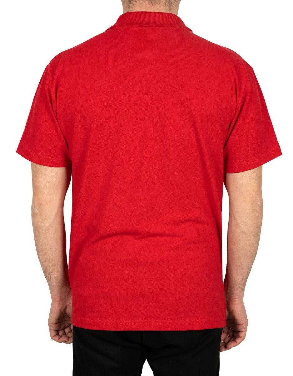 Toptan - Baskısız Polo Yaka Tişört Kırmızı Modelleri – istetisort.com