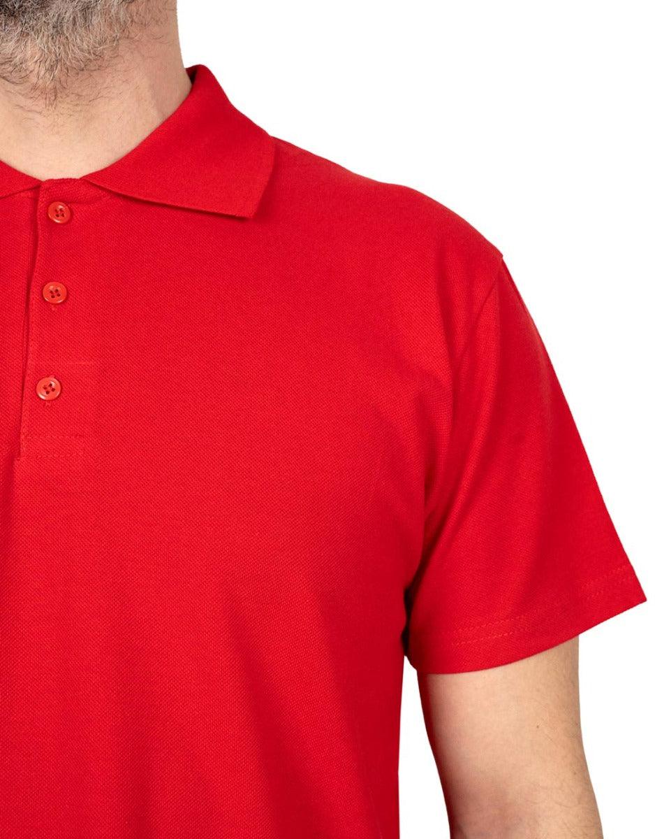 Toptan - Baskısız Polo Yaka Tişört Kırmızı Modelleri – istetisort.com