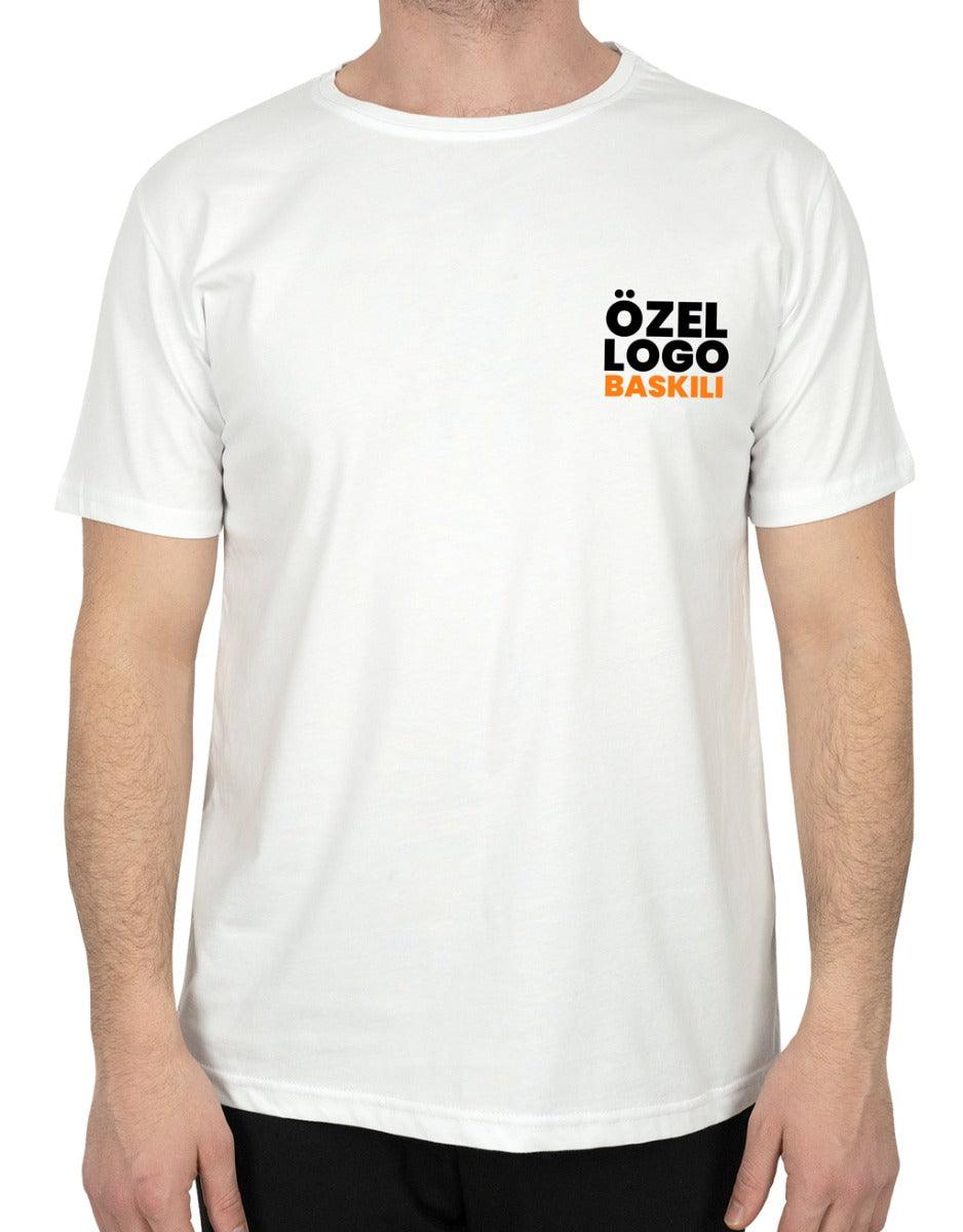 Basic T-shirt Beyaz - Baskılı - istetisort.com