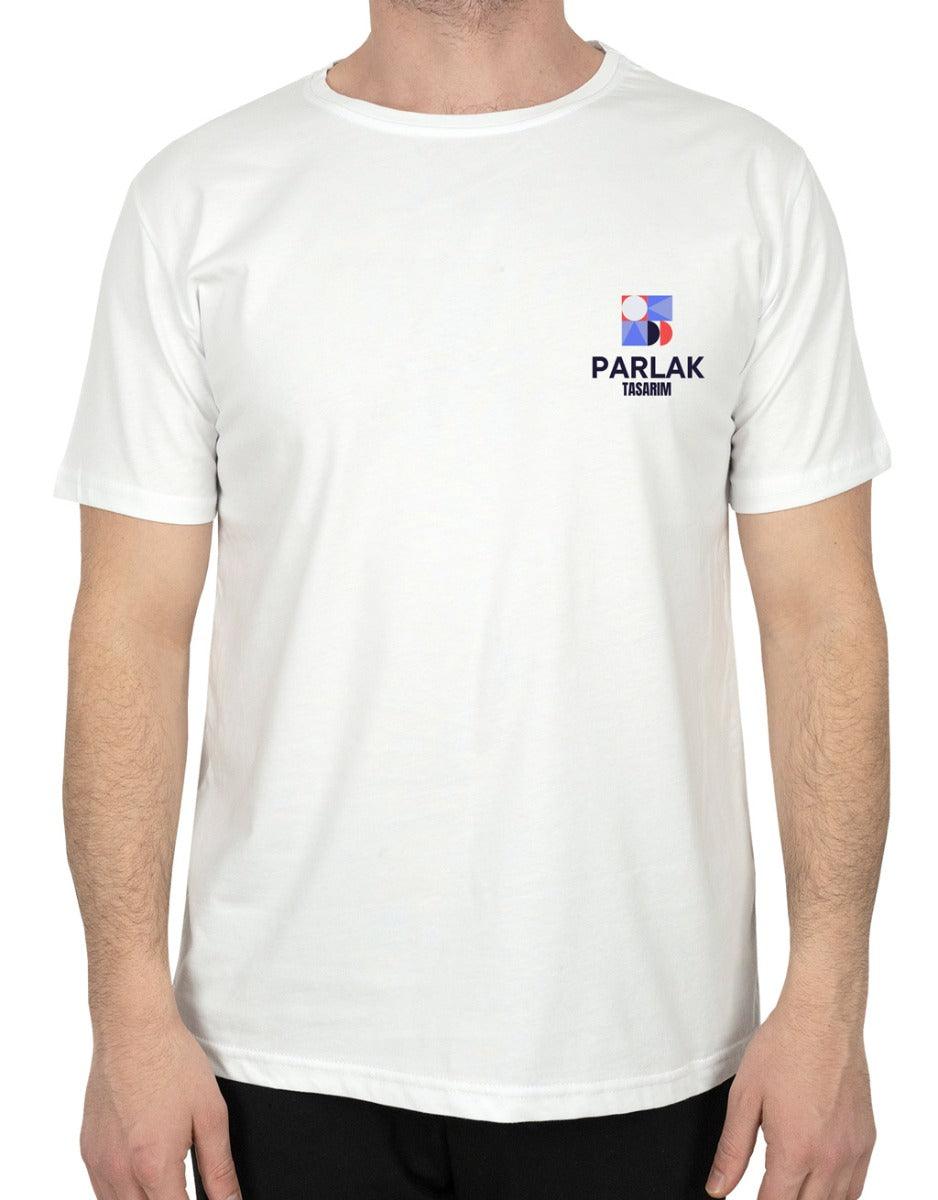 Basic T-shirt Beyaz - Baskılı - istetisort.com