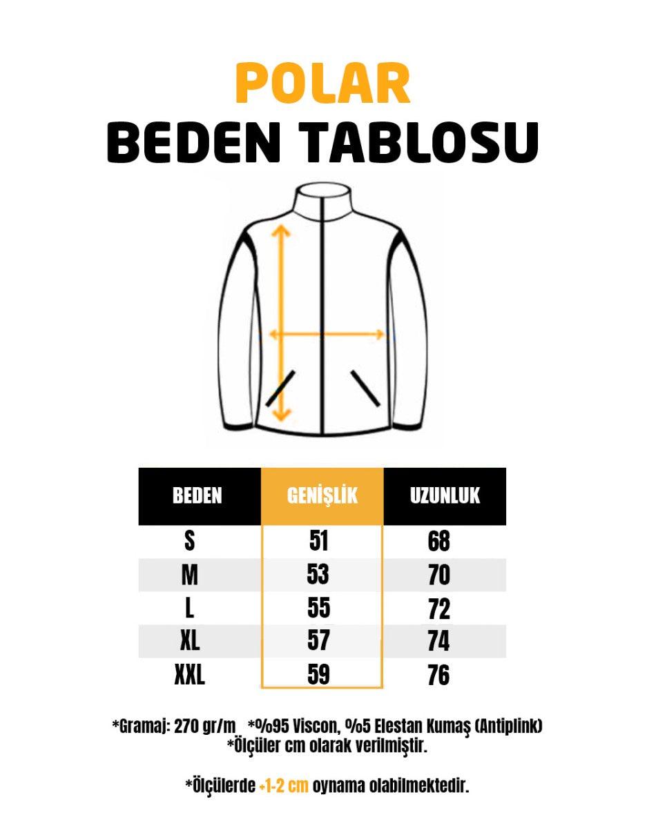 Fermuarlı Kışlık Polar - Lacivert - istetisort.com