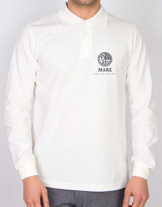 Polo Yaka Sweatshirt 2 İplik - Mare Restaurant - istetisort.com