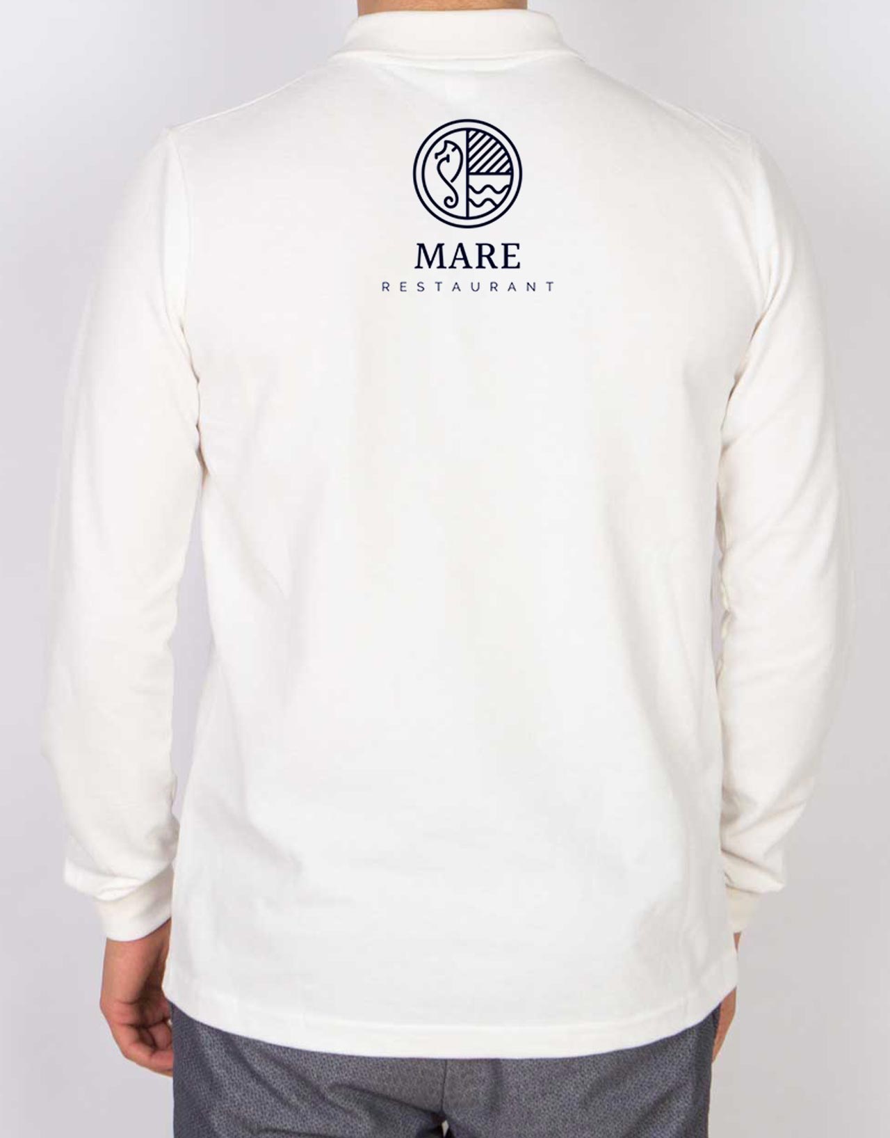 Polo Yaka Sweatshirt 2 İplik - Mare Restaurant - istetisort.com