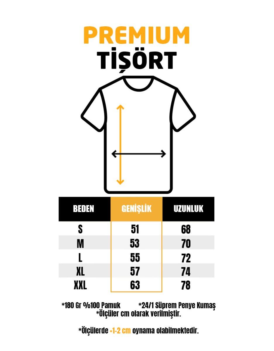 Premium Tişört Beyaz (Özelleştirilebilir) - istetisort.com