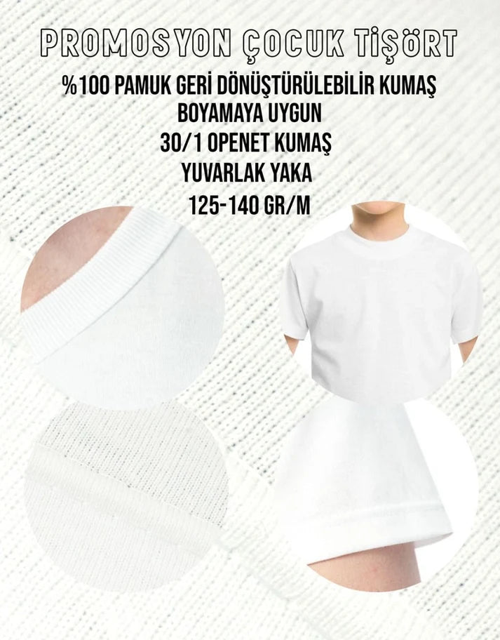 29 Ekim Baskılı Promosyon Çocuk Tişört - istetisort.com