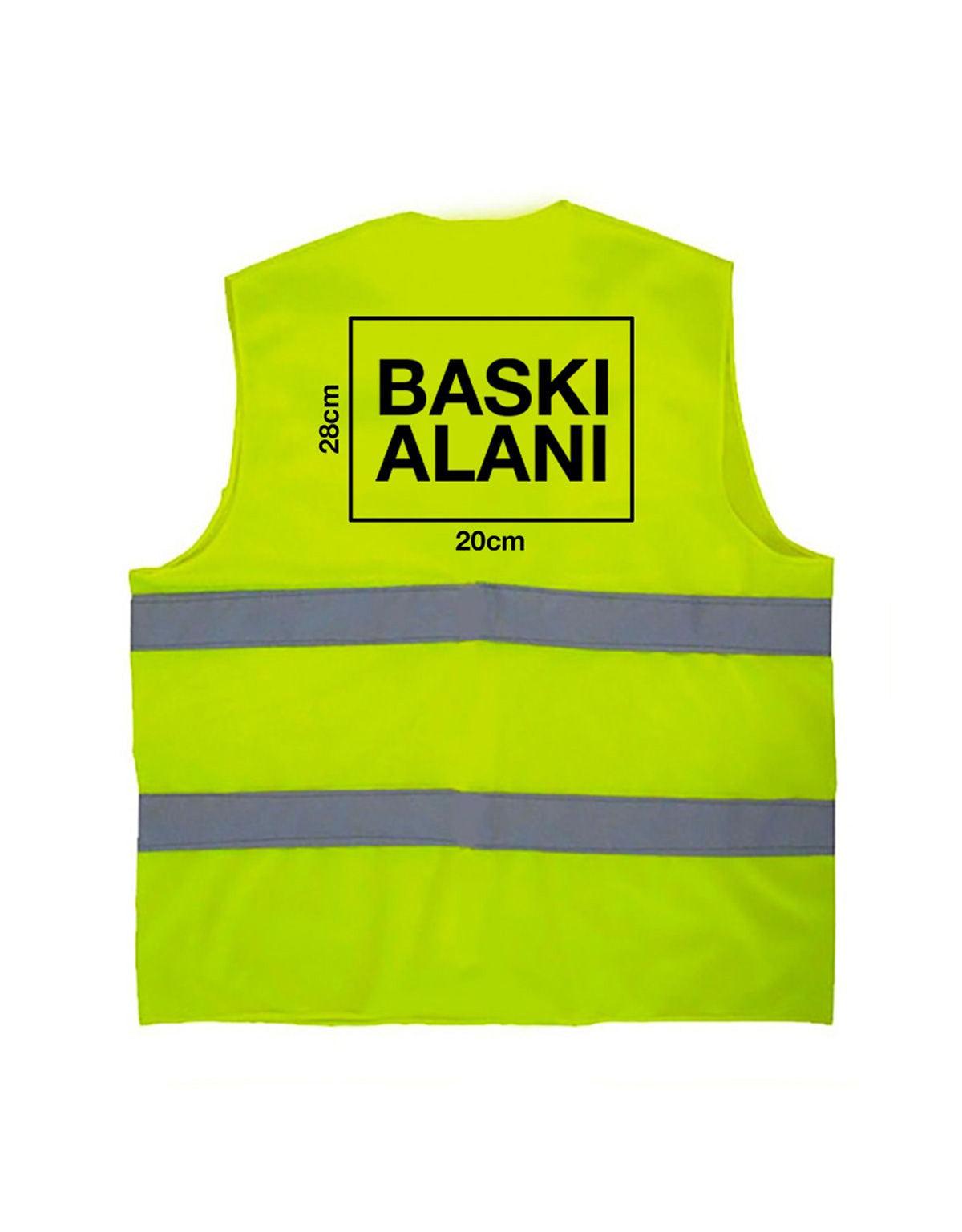 Reflektörlü İkaz Yeleği Baskılı - istetisort.com