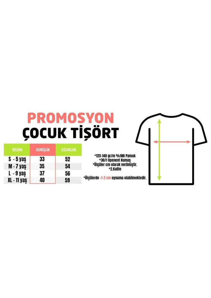 29 Ekim Baskılı Promosyon Çocuk Tişört - istetisort.com
