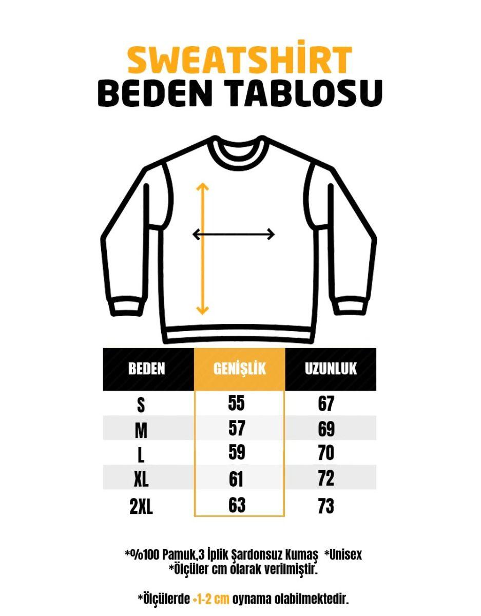 Sweatshirt - 3 İplik, Şardonsuz - istetisort.com