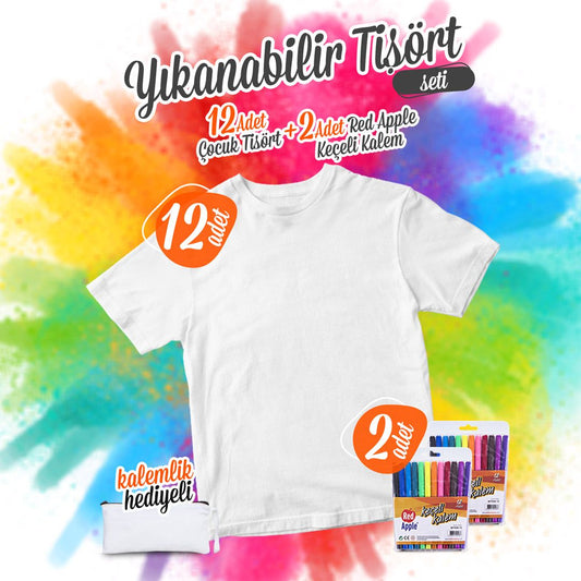 Tişört Boyama Seti Yıkanabilir - istetisort.com