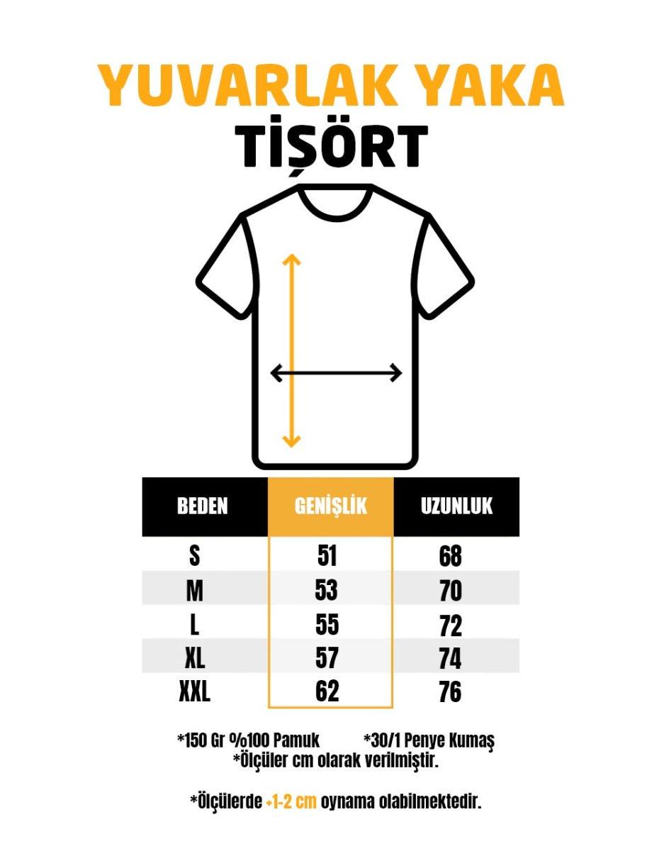 Basic T-shirt Beyaz - Baskılı - istetisort.com