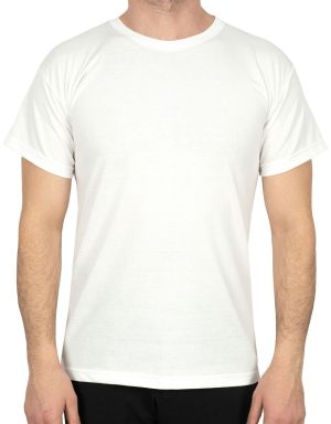 Temiz ve şık: Beyaz renk promosyon kısa kollu tişört
