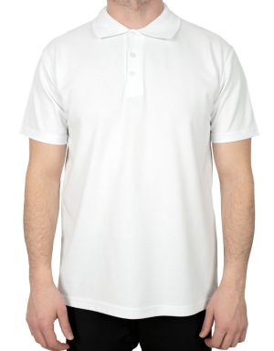 Polo Yaka Beyaz Renk Tişört
