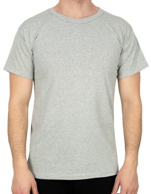 Basit ve şık: Gri renk promosyon kısa kollu tişört