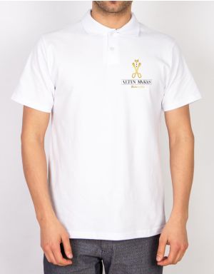Polo Yaka Tişört - Altın Makas