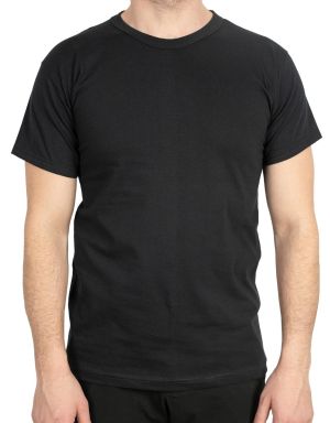 Basit ve etkili: Siyah renk promosyon kısa kollu tişört