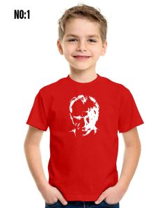 Dijital Baskılı Promosyon Çocuk Tişörtü - Kırmızı