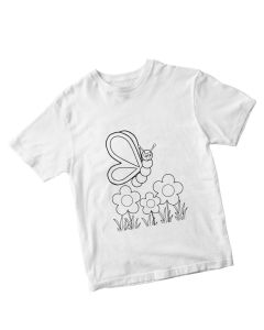 Paintable T-Shirt - Butterfly