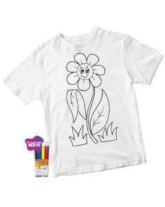Sunflower Paintable T-Shirt - With Pen