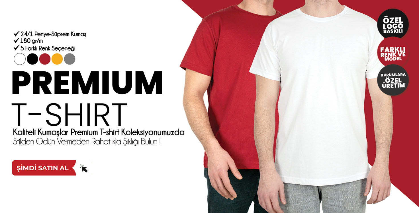 Toptan Premium T-shirt Üretimi